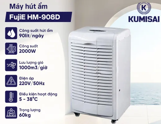 Máy hút ẩm FujiE HM-908D - 2