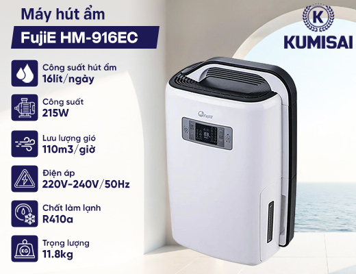 Máy hút ẩm FujiE HM-916EC - 2