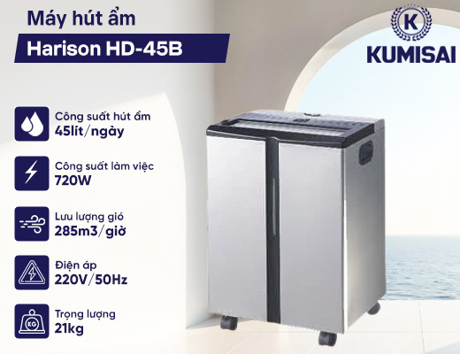 Máy hút ẩm Harison HD-45B - 2