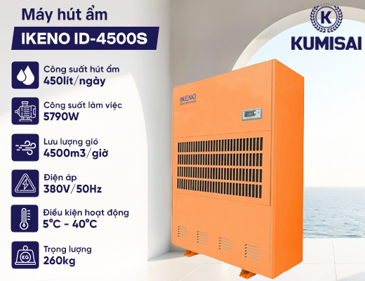 Máy hút ẩm IKENO ID-4500S - 2