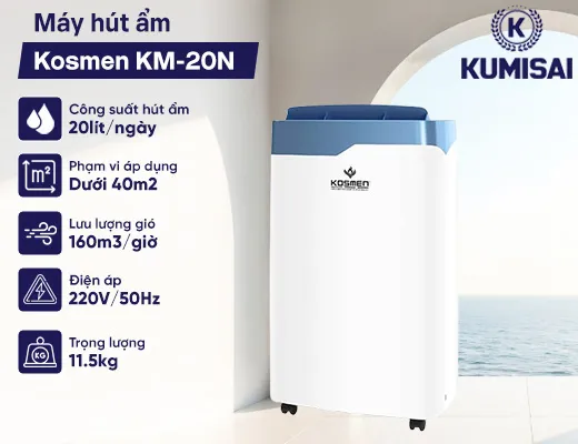Máy hút ẩm Kosmen KM-20N - 2