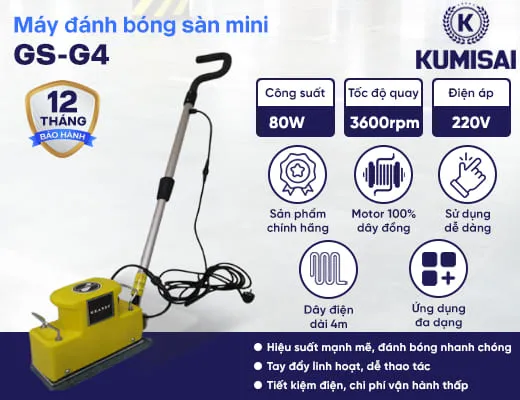 Máy đánh bóng sàn mini GS-G4 - 2