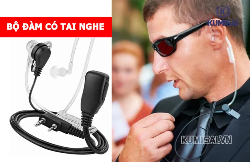 Bộ đàm có tai nghe Bộ đàm có tai nghe