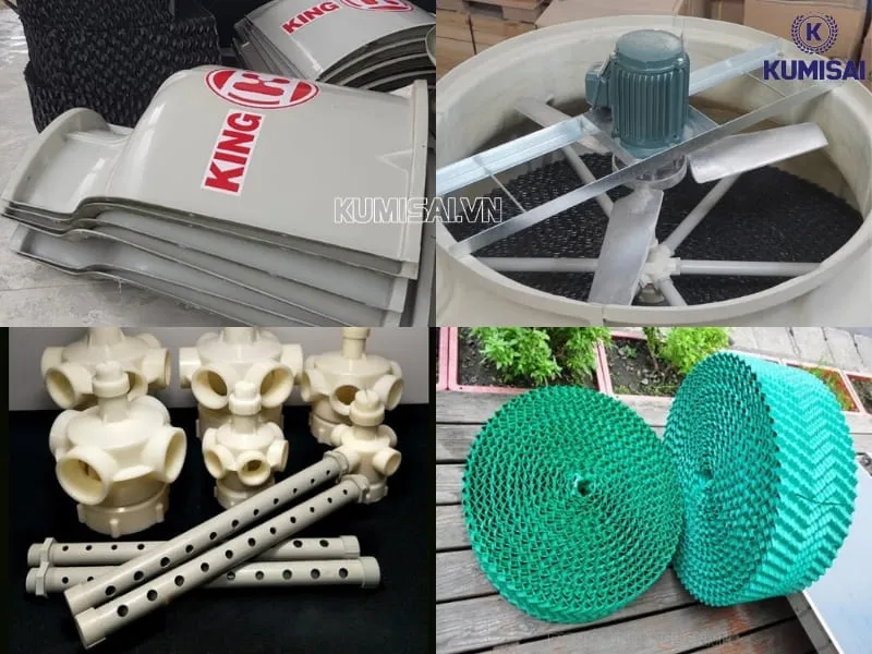 Cấu tạo của tháp giải nhiệt Kingsun