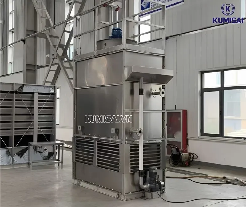 Tháp hạ nhiệt kín dòng hỗn hợp