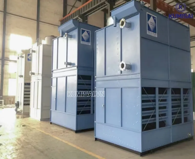 Tháp tản nhiệt kín dòng chảy chéo