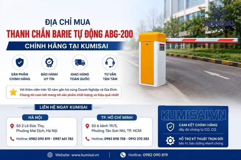Địa chỉ mua thanh chắn barie tự động ABG-200 chính hãng Địa chỉ mua thanh chắn barie tự động ABG-200 chính hãng