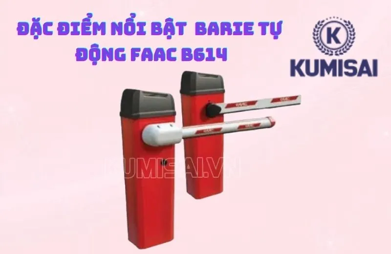 Đặc điểm nổi bật của thanh chắn Barie tự động Faac B614 Đặc điểm nổi bật của thanh chắn Barie tự động Faac B614