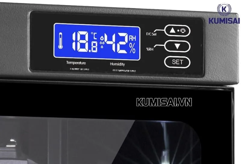 Theo dõi độ ẩm trực quan qua màn hình