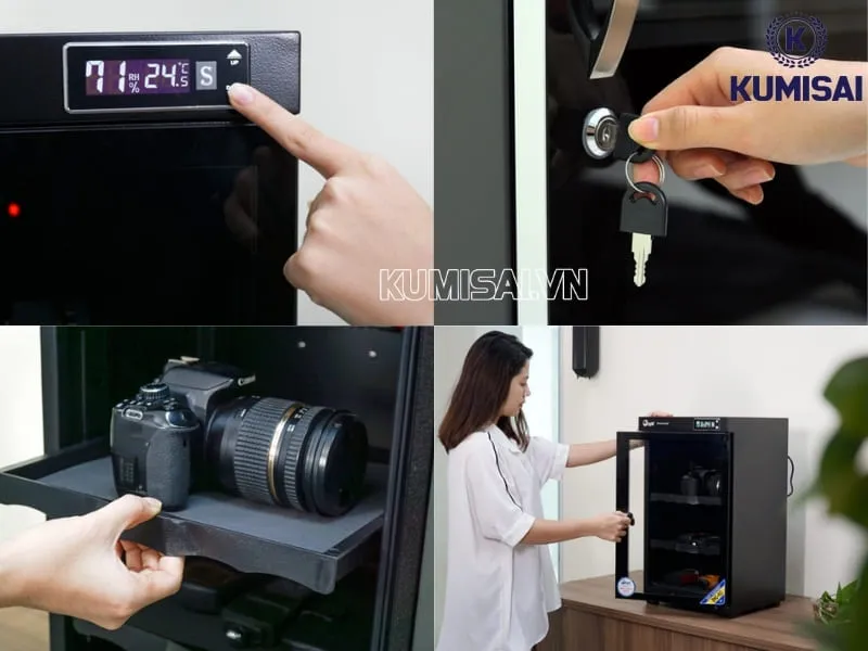 Cách sử dụng tủ chống ẩm 60L Cách sử dụng tủ chống ẩm 60L