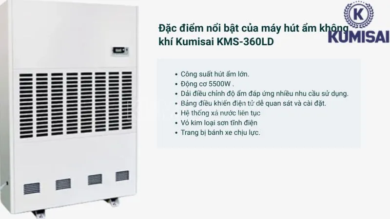 Đặc điểm nổi bật của máy lọc không khí 360LD