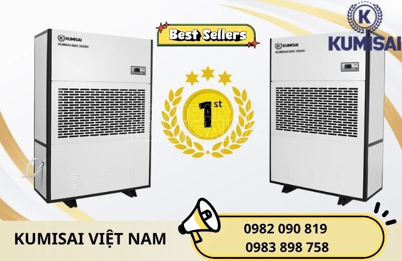 Địa chỉ mua máy hút ẩm công nghiệp Kumisai KMS-3800H