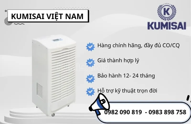 Mua máy hút ẩm Kumisai KMS-130LD ở đâu