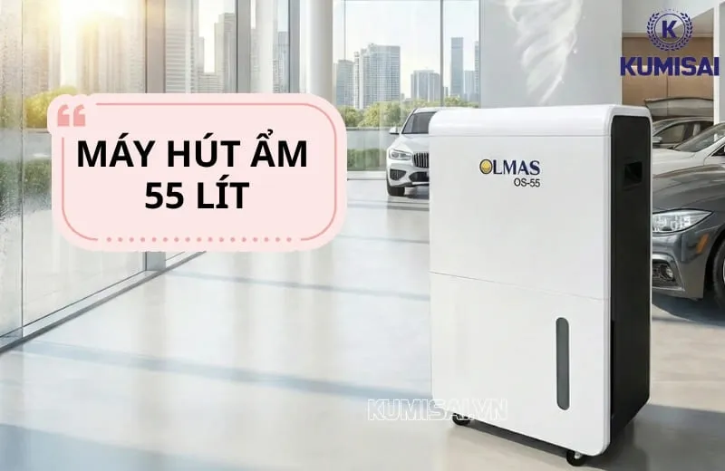 Tìm hiểu về các dòng máy hút ẩm 55L