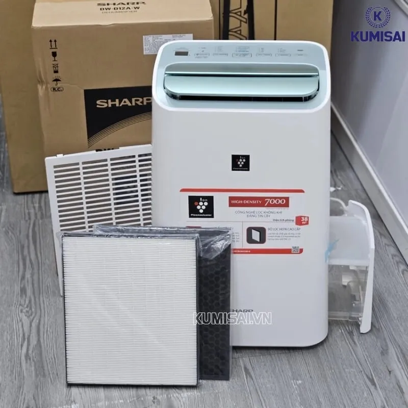 Máy hút ẩm Sharp trang bị 3 bộ lọc cao cấp Máy hút ẩm Sharp trang bị 3 bộ lọc cao cấp
