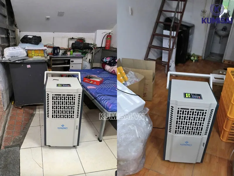 Máy hút ẩm 90L giữ cho không gian khô thoáng