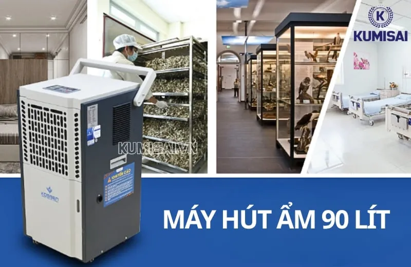 Tìm hiểu máy hút ẩm 90L
