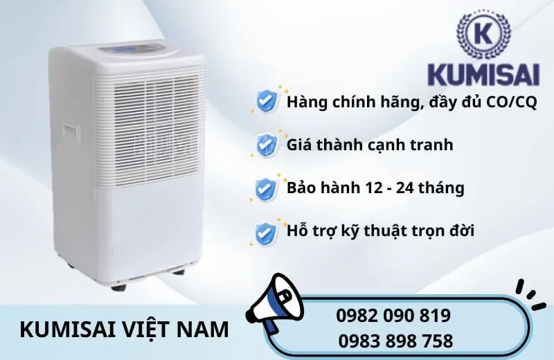  Máy hút ẩm Kumisai KMS-26LD chính hãng giá tốt