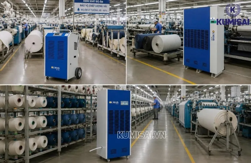 Máy hút ẩm 120 lít phù hợp cho các nhà xưởng từ 90 - 200 m² Máy hút ẩm 120 lít phù hợp cho các nhà xưởng từ 90 - 200 m²
