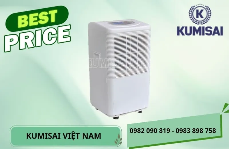 Máy hút ẩm Kumisai KMS-20LD được bán tại Kumisai Việt Nam