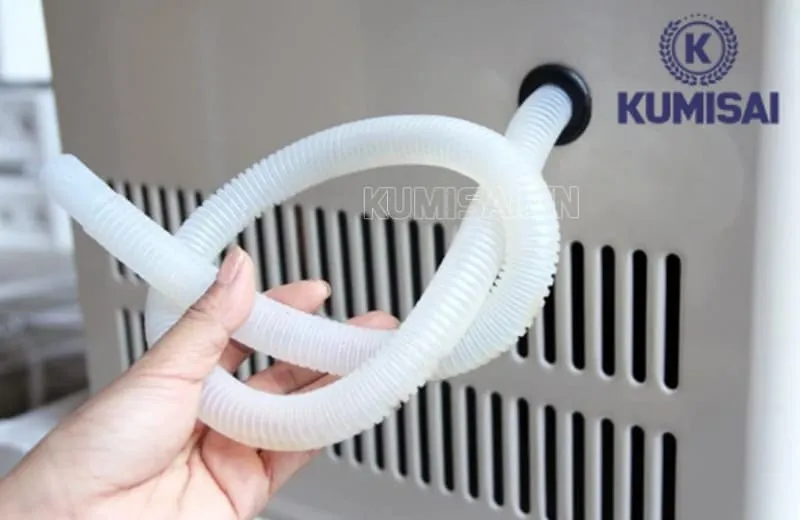 Máy hút ẩm Kumisai KMS-150LD có đường ống xả liên tục Máy hút ẩm Kumisai KMS-150LD có đường ống xả liên tục