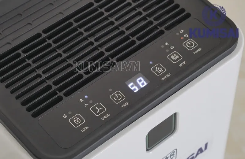 Cấu tạo của máy hút ẩm Kumisai KMS 12A Cấu tạo của máy hút ẩm Kumisai KMS 12A