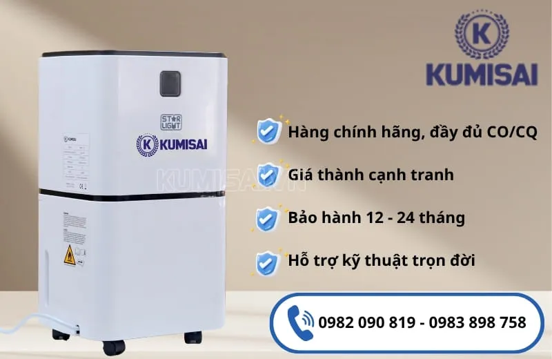 Mua máy hút ẩm Kumisai KMS 12A tại Kumisai Việt Nam Mua máy hút ẩm Kumisai KMS 12A tại Kumisai Việt Nam