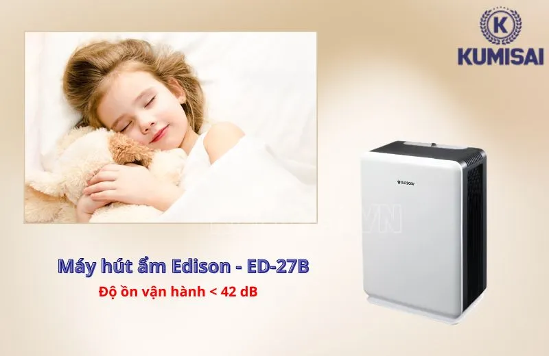Tính năng nổi bật của máy hút ẩm EDISON - ED-27B