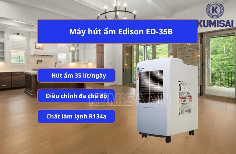 Đặc điểm nổi bật của máy hút ẩm gia đình Edison ED-35B Đặc điểm nổi bật của máy hút ẩm gia đình Edison ED-35B
