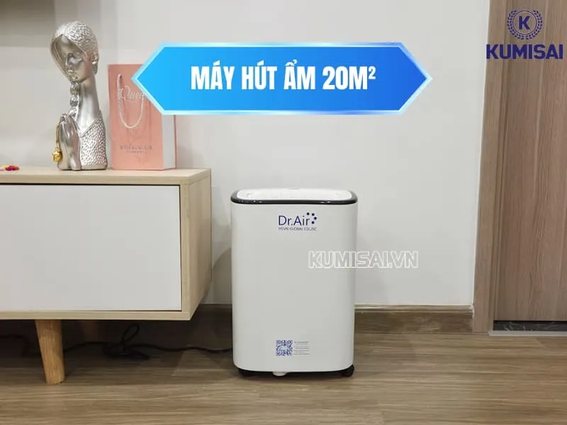 Phòng 20 m² dùng máy hút ẩm bao nhiêu lít? Phòng 20 m² dùng máy hút ẩm bao nhiêu lít?