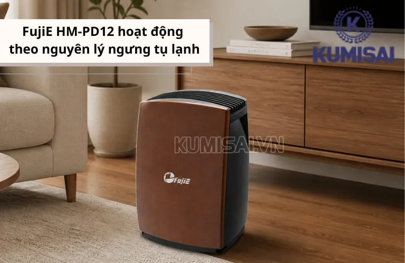 Cơ chế vận hành máy hút ẩm gia đình FujiE HM-PD12