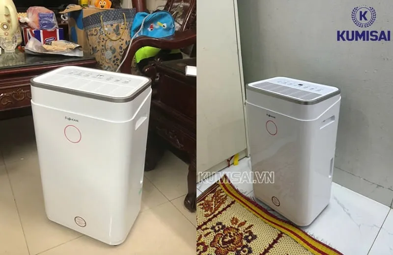 Máy hút ẩm Fujihome có hiệu suất hút ẩm nhanh 