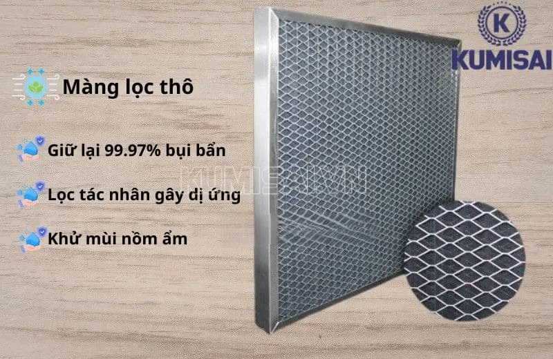 FujiE HM-PD20 lọc không khí hiệu quả