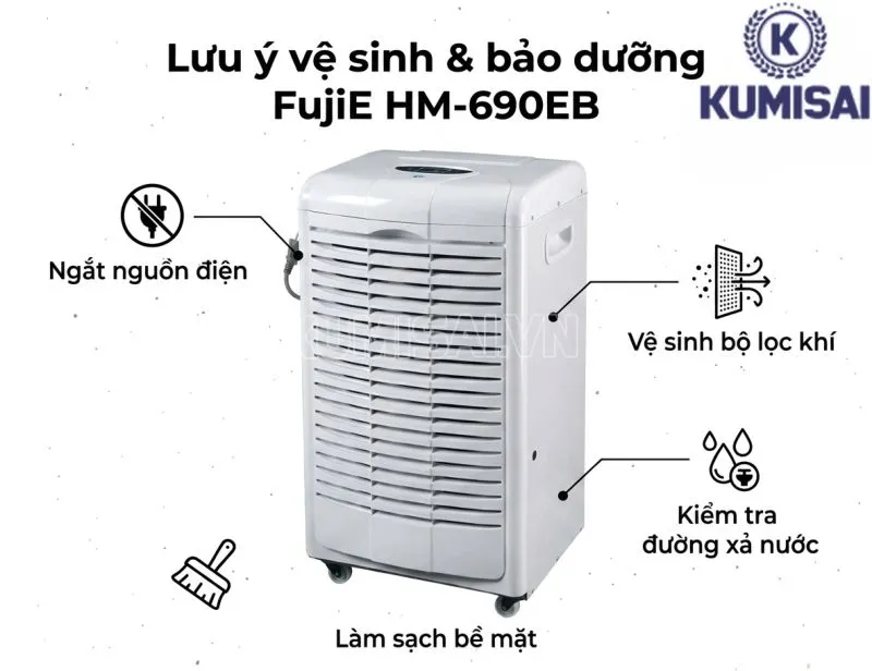 Vệ sinh và bảo dưỡng FujiE HM-690EB