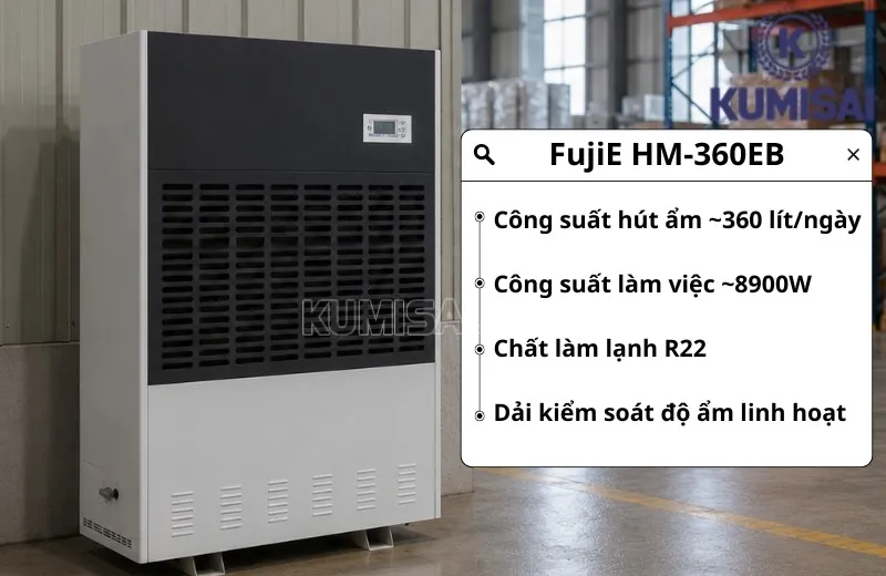 Tính năng nổi trội của máy hút ẩm FujiE HM-360EB