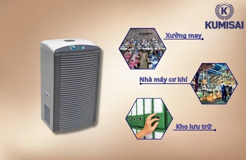 Ứng dụng của máy hút ẩm công nghiệp FujiE HM-1500DN