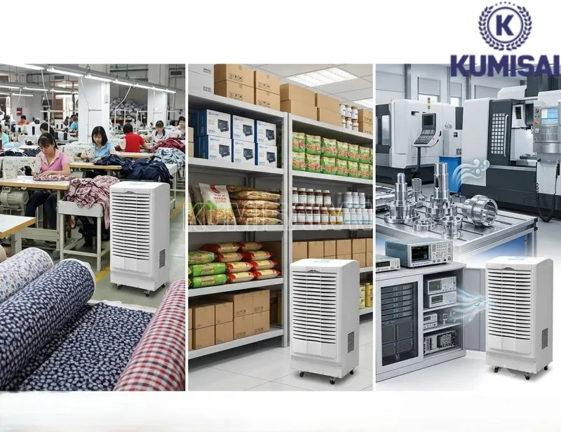 Ứng dụng máy hút ẩm công nghiệp FujiE HM-1500D