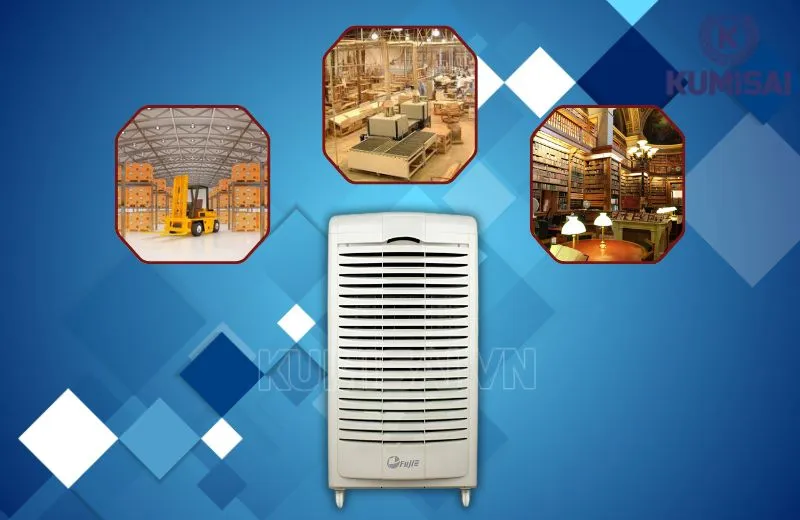 Ứng dụng máy hút ẩm FujiE HM-1388D Ứng dụng máy hút ẩm FujiE HM-1388D