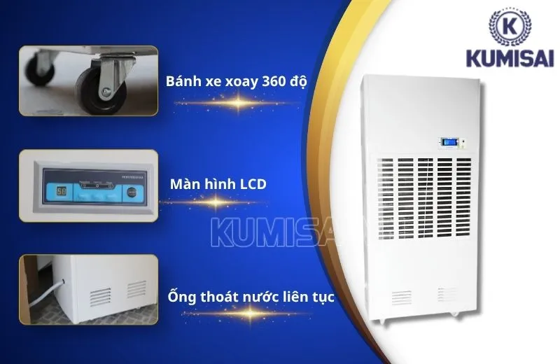 Cấu tạo máy hút ẩm FujiE HM-1800D Cấu tạo máy hút ẩm FujiE HM-1800D