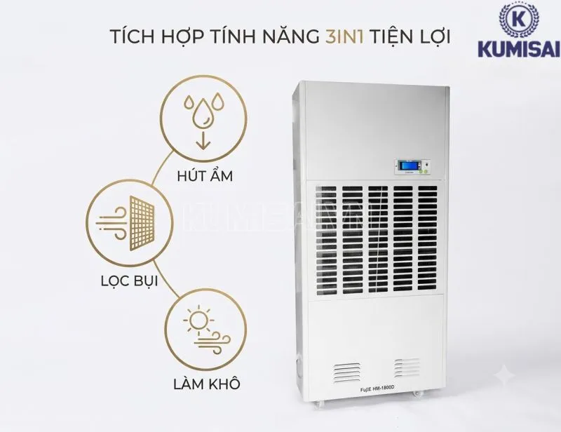 FujiE HM-1800D tích hợp tính năng 3in1 FujiE HM-1800D tích hợp tính năng 3in1