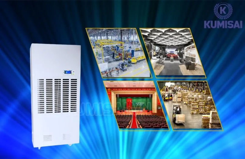 Ứng dụng máy hút ẩm FujiE HM-1800D Ứng dụng máy hút ẩm FujiE HM-1800D