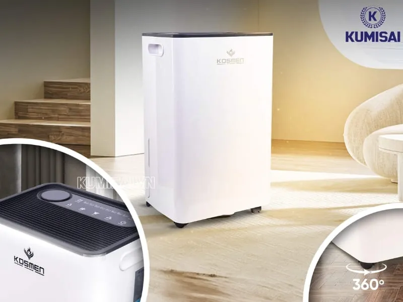 Máy hút ẩm công nghiệp 100 m² Kosmen KM-60S Máy hút ẩm công nghiệp 100 m² Kosmen KM-60S