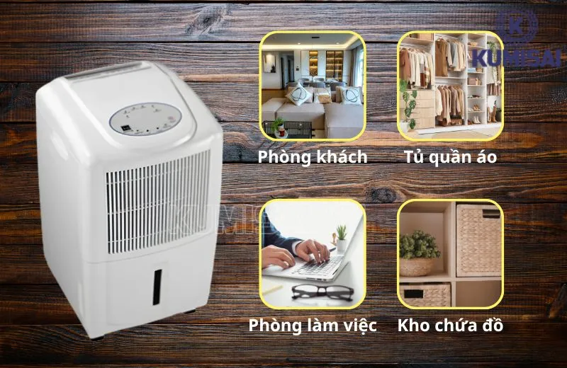 Ứng dụng của máy hút ẩm không khí FujiE HM-618EB