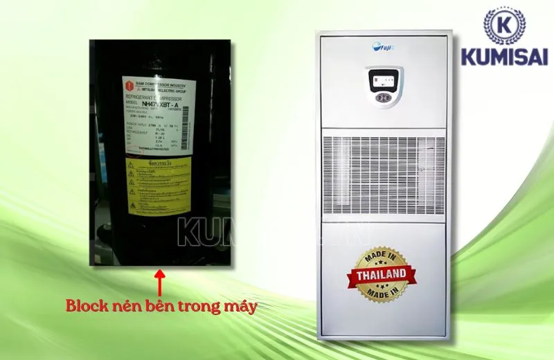 Cấu tạo máy hút ẩm công nghiệp FujiE HM-160 