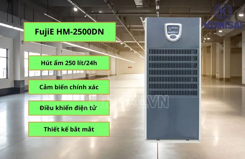 Đặc điểm nổi bật máy hút ẩm FujiE HM-2500DN