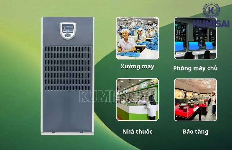 Ứng dụng máy hút ẩm FujiE HM-2500DN