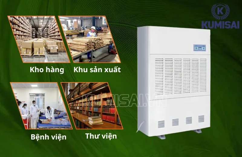 Ứng dụng phổ biến của máy hút ẩm FujiE HM-480EB Ứng dụng phổ biến của máy hút ẩm FujiE HM-480EB