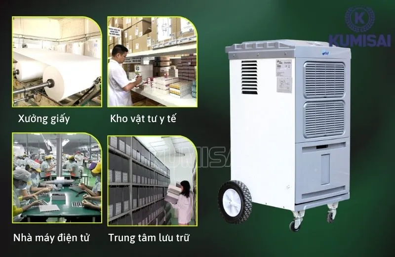 Ứng dụng máy hút ẩm FujiE HM-700DN