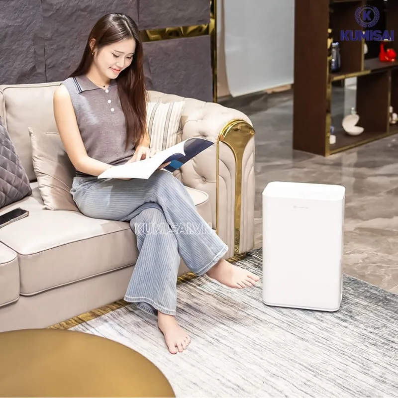 Máy hút ẩm Lumias duy trì độ ẩm an toàn 