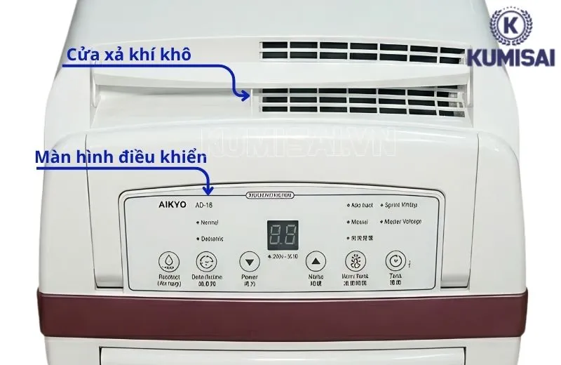 Cấu tạo máy hút ẩm Aikyo AD-18